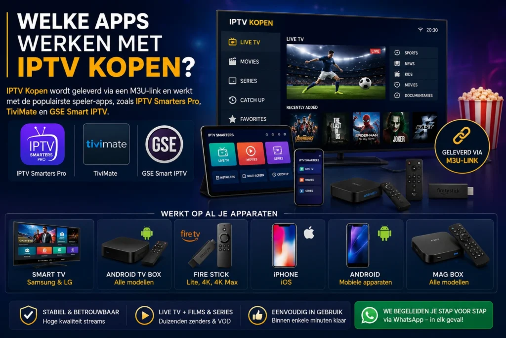 Welke Apps Werken met IPTV Kopen?
