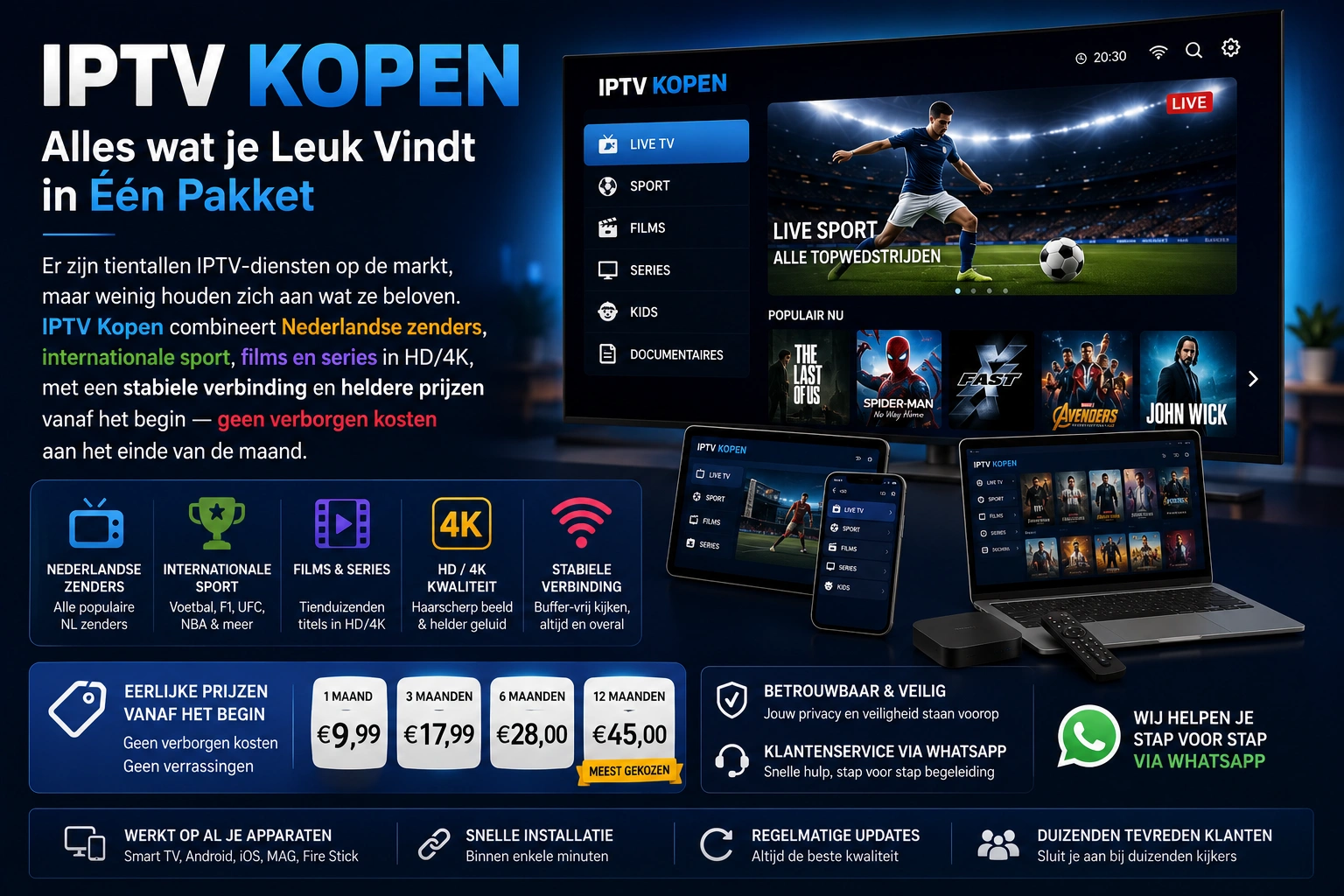 IPTV Kopen – Alles wat je Leuk Vindt in Één Pakket