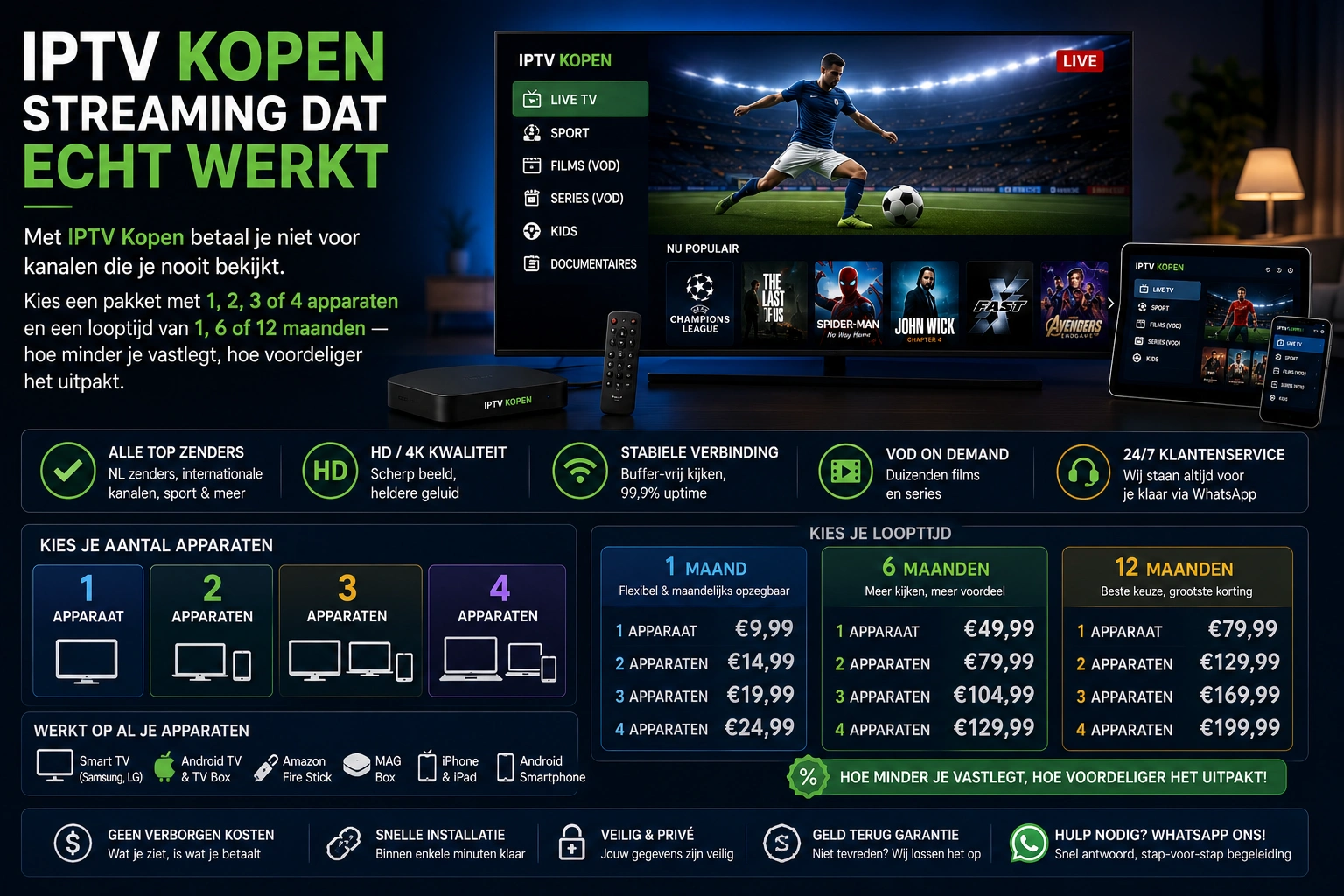IPTV Kopen – Streaming dat Echt Werkt